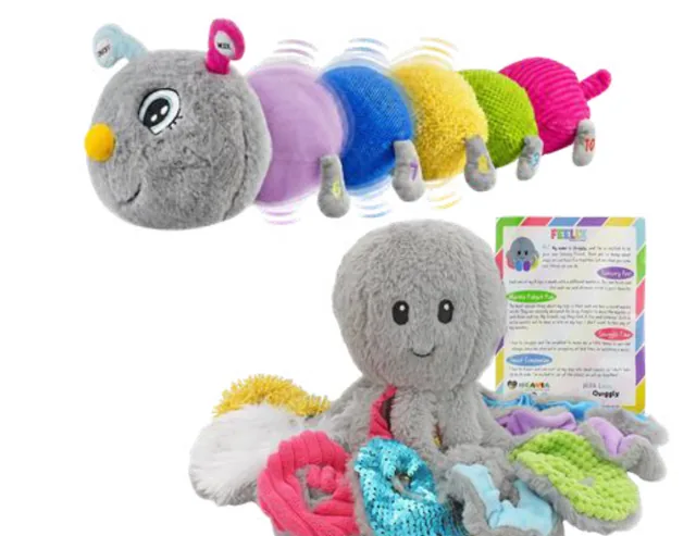 Vibrating Caterpillar and Sensory Octopus