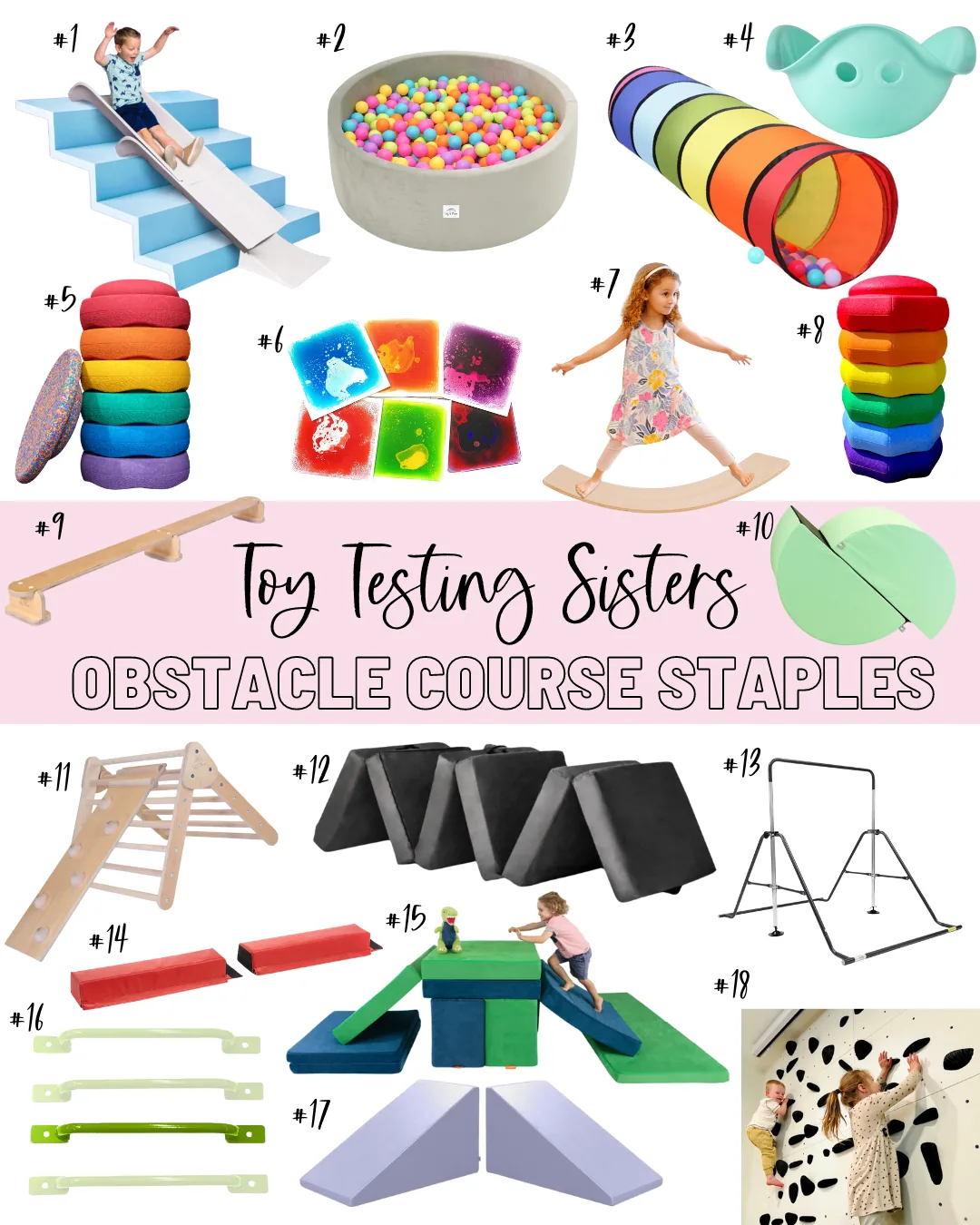 This is a must-have of our favorite items to use in an obstacle course.