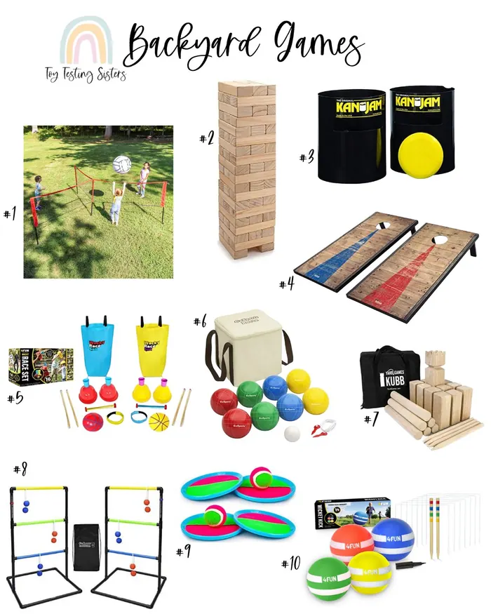 Backyard Games for the Summer by Toy Testing Sisters