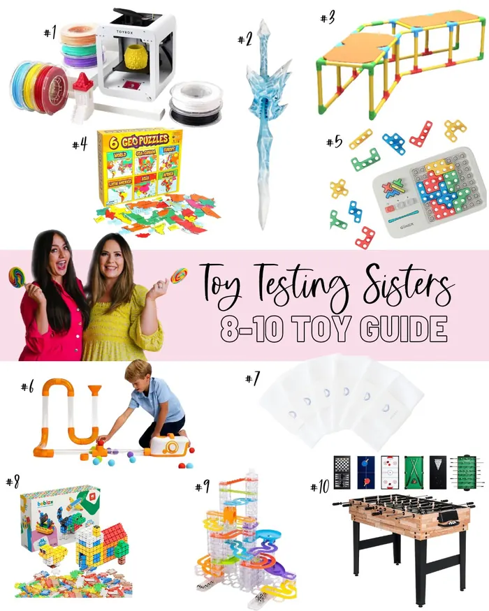 8-10 Toy Guide by Toy Testing Sisters