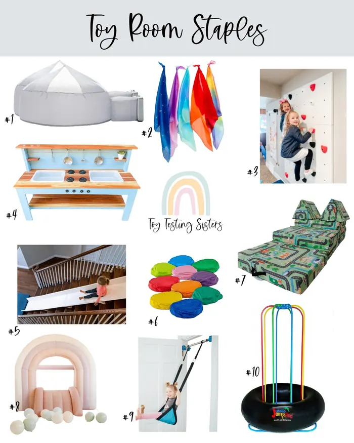 Staple Playroom Toys: Holiday Edition by Toy Testing Sisters