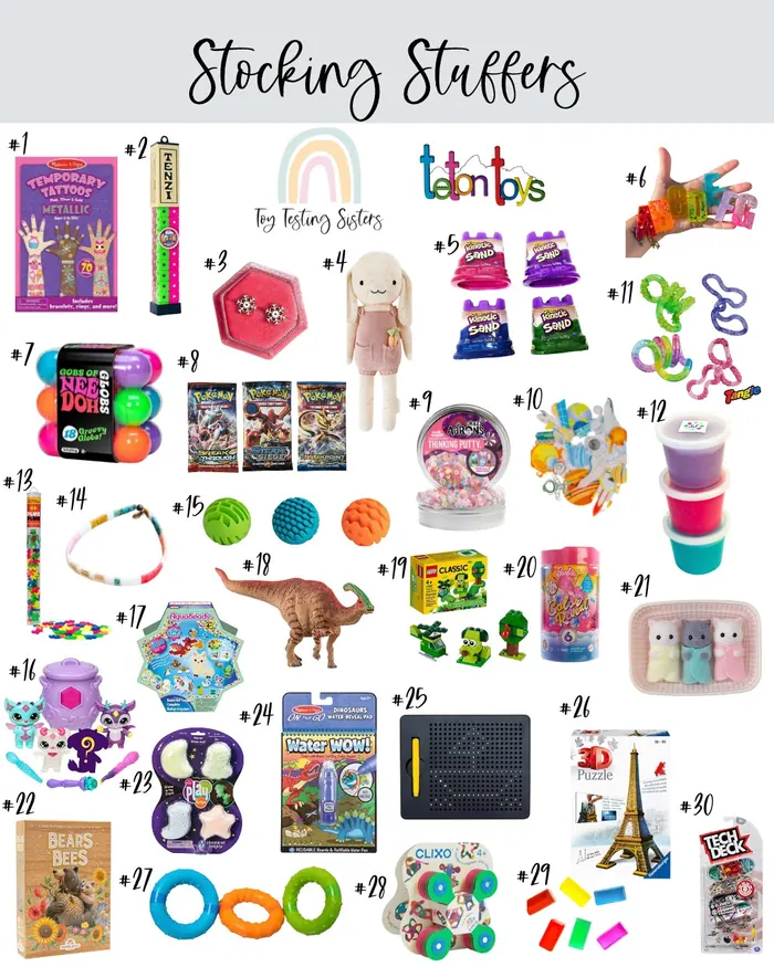 2022 Stocking Stuffers for the Holidays by Toy Testing Sisters